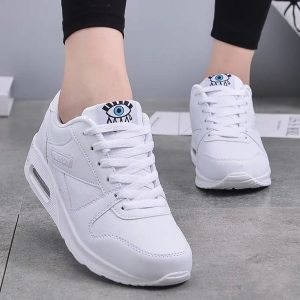 Classic White Air Sole Sneakers
