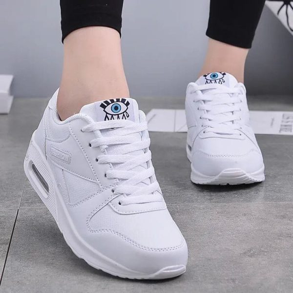 Classic White Air Sole Sneakers