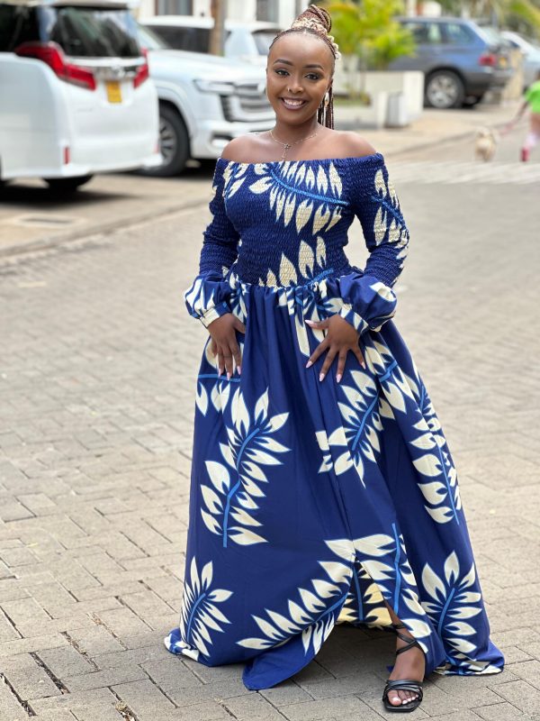 Customized Off-Shoulder Maxi Dress
