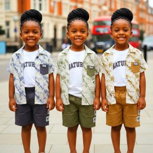 Charming kids’ smart casual set