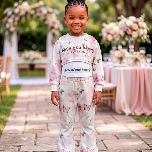 Baby Girls’ Butterfly Cozy 2-Piece Set